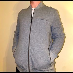 Banana Republic wolf Grey bomber jacket